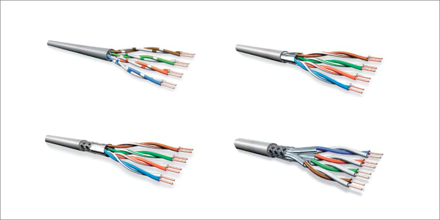 1: UTP, 2: F-UTP, 3: S-UTP, 4: S-FTP
