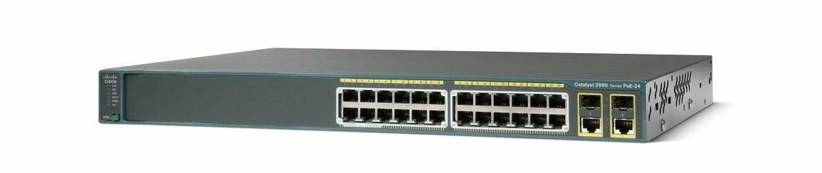 gy vállalati környezetbe tervezett Cisco Catalyst 2960 switch