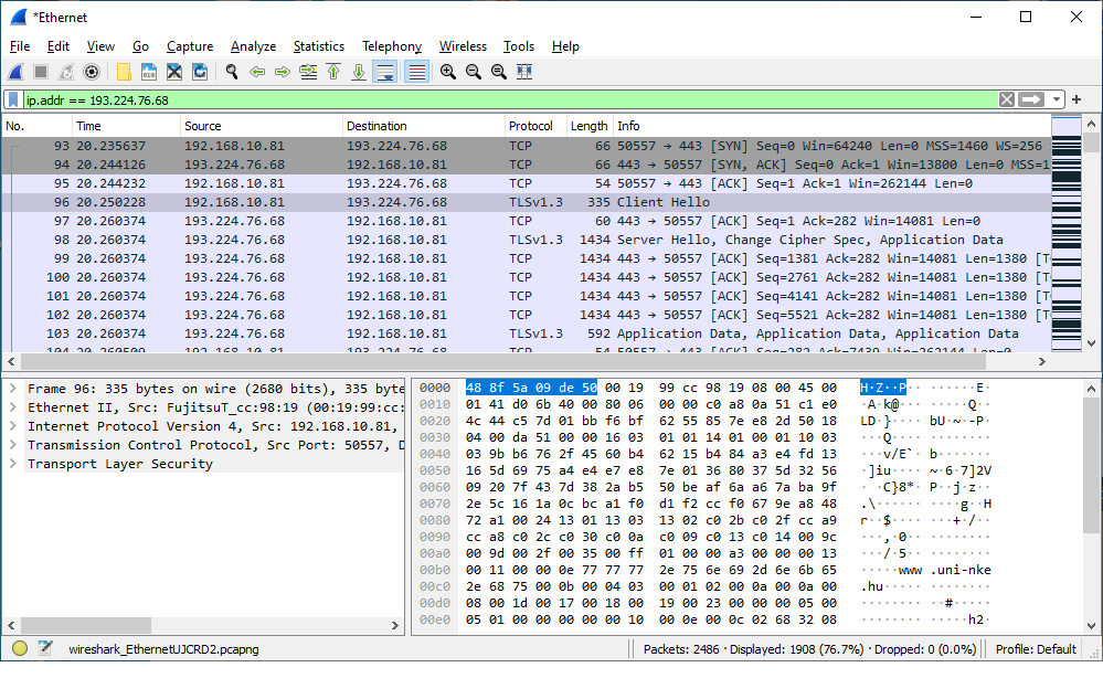 A Wireshark